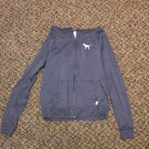 Pink zip up hoodie